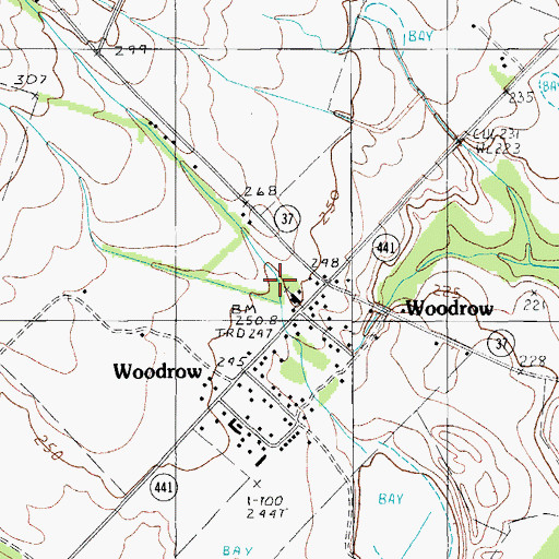 Topographic Map of Mount Olive Church, SC