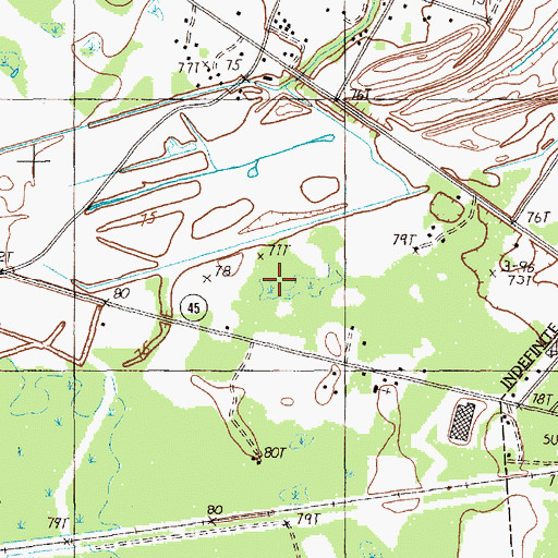 Topographic Map of Mount Pismal Church, SC