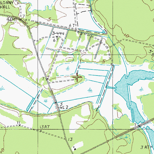 Topographic Map of Mount Sinai Church, SC