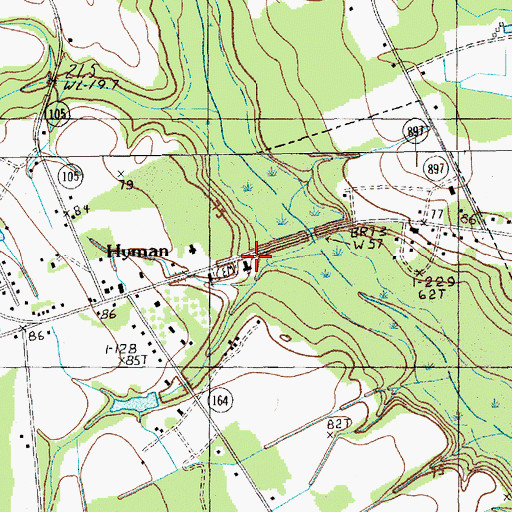 Topographic Map of Mount Zion Church, SC