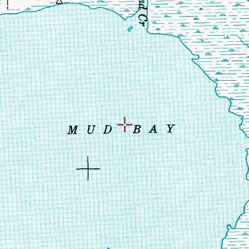 Topographic Map of Mud Bay, SC