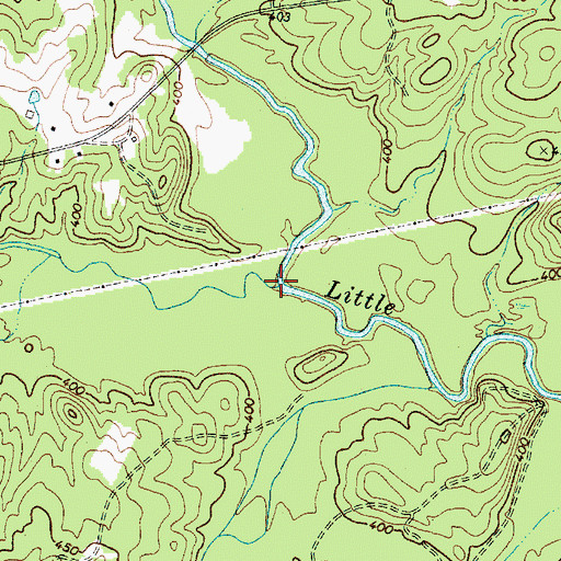 Topographic Map of Mudlick Creek, SC