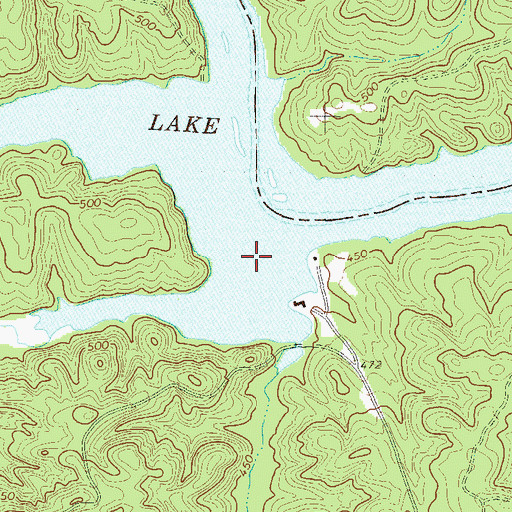 Topographic Map of Mulberry Creek, SC