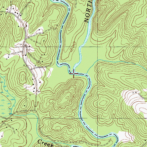 Topographic Map of North Saluda River, SC