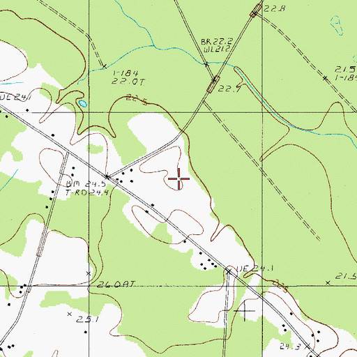 Topographic Map of Oakgrove School (historical), SC