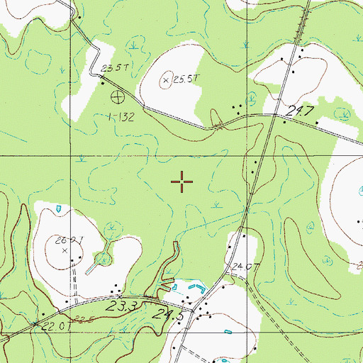Topographic Map of Oldfield Creek, SC