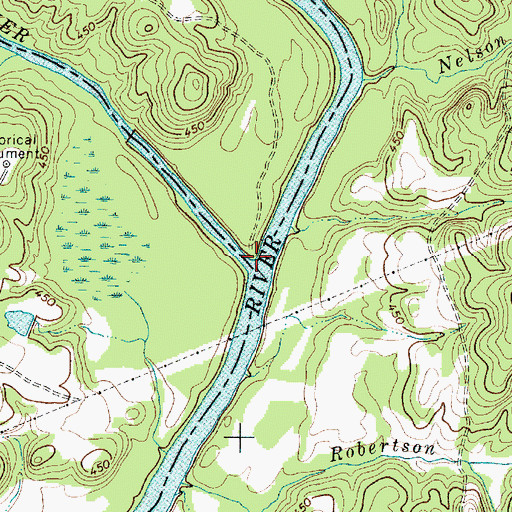 Topographic Map of Pacolet River, SC
