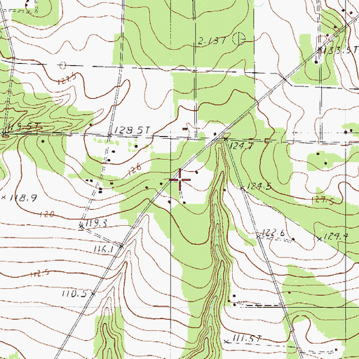 Topographic Map of Piney Grove School (historical), SC