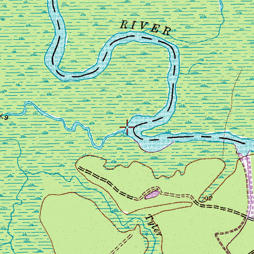 Topographic Map of Port Creek, SC
