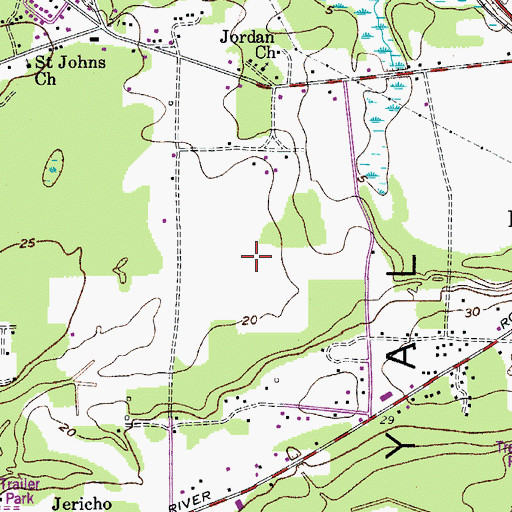 Topographic Map of Port Royal Island, SC
