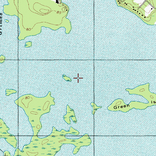 Topographic Map of Potato Creek, SC