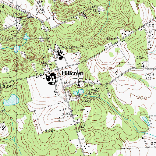 Topographic Map of Providence Church, SC