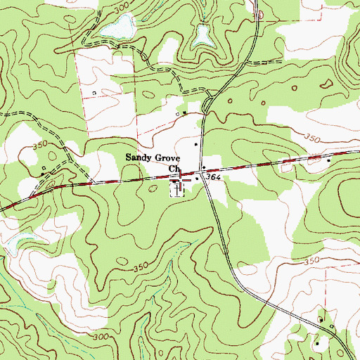 Topographic Map of Ratliff Millpond, SC
