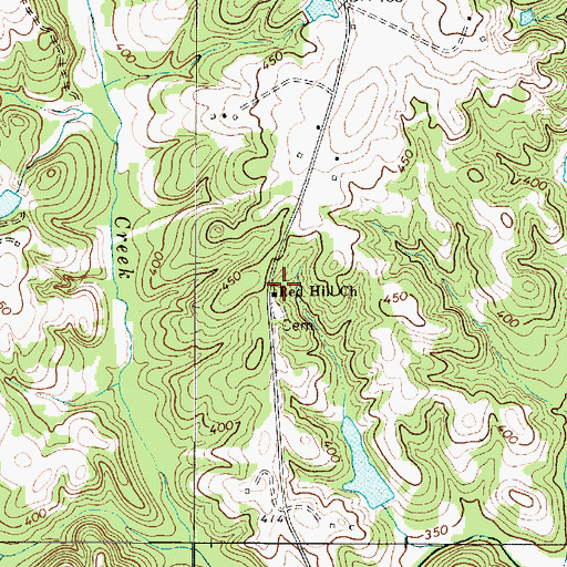 Topographic Map of Red Hill Church, SC