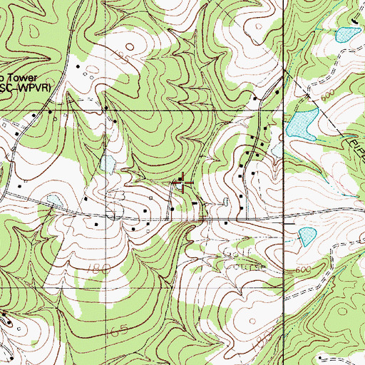 Topographic Map of Reids Pool, SC