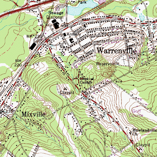 Topographic Map of Revival Center, SC