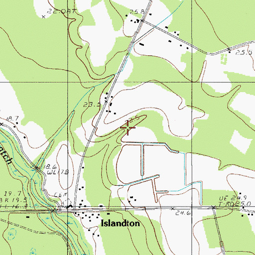 Topographic Map of Ricepatch School (historical), SC