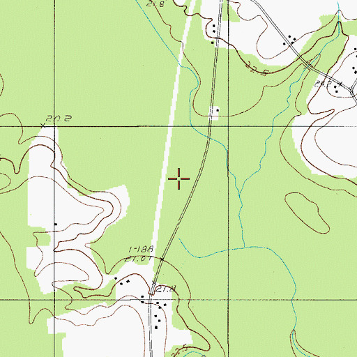 Topographic Map of Rum Gully School, SC