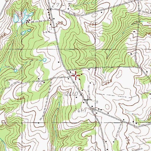 Topographic Map of Saint Albans School (historical), SC