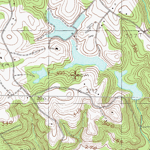 Topographic Map of Saint James Church, SC
