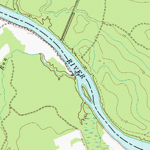 Topographic Map of Sandy Run, SC