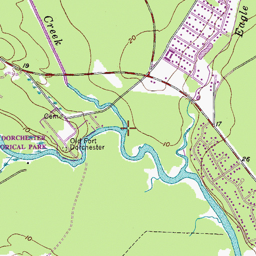 Topographic Map of Sawmill Branch, SC