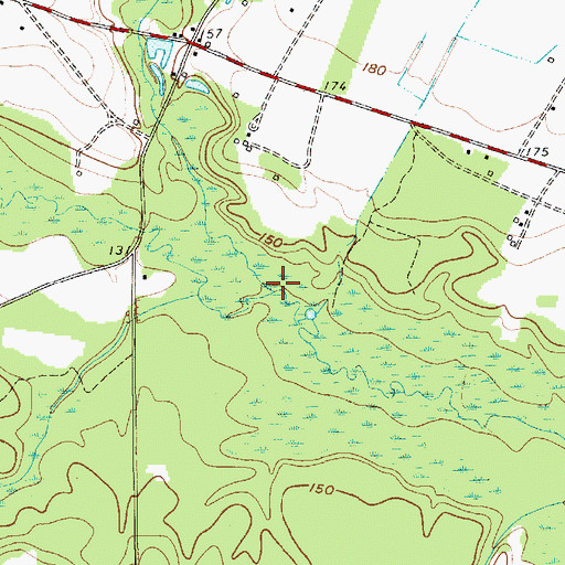 Topographic Map of Seed Branch, SC