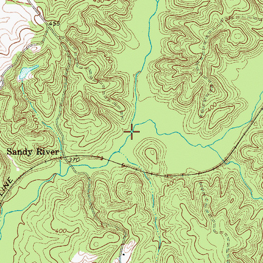 Topographic Map of Seeley Creek, SC
