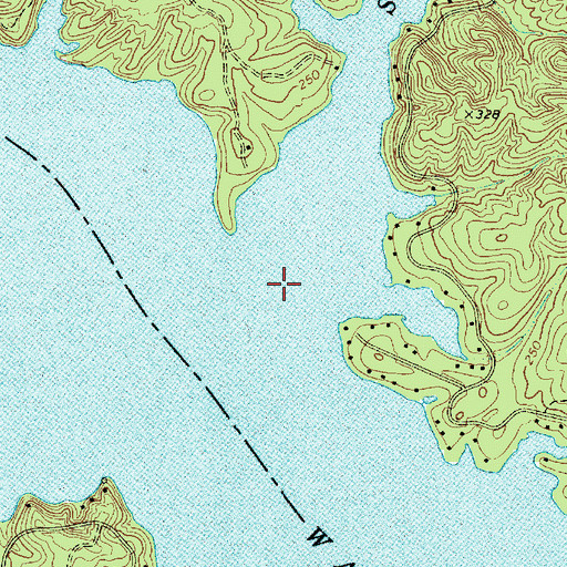 Topographic Map of Singleton Creek, SC