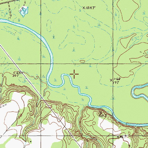 Topographic Map of Spring Branch, SC