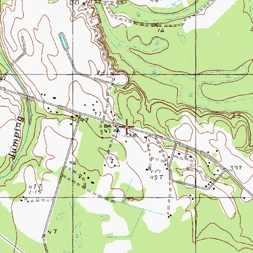 Topographic Map of Spring Gully Church, SC