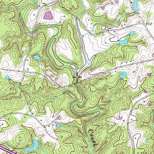 Topographic Map of Tar Kiln Branch, SC