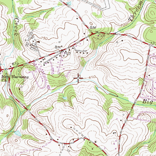 Topographic Map of Threemile Creek, SC