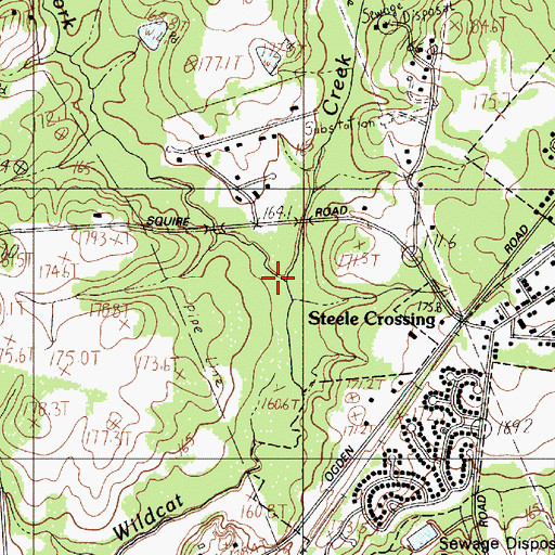 Topographic Map of Tools Fork, SC
