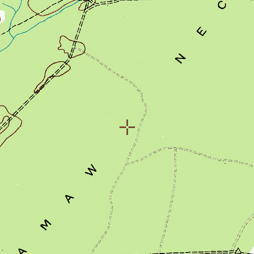 Topographic Map of Waccamaw Neck, SC