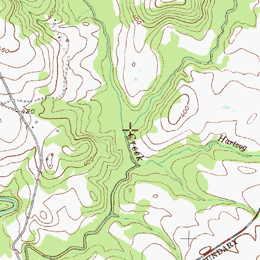 Topographic Map of White Creek, SC