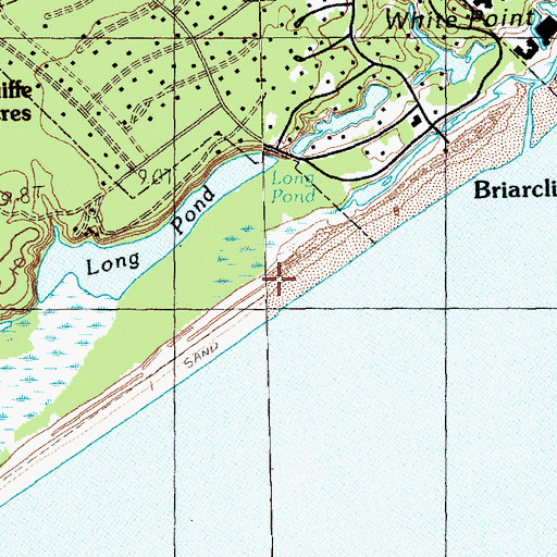 Topographic Map of White Point Swash, SC