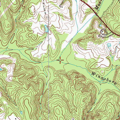 Topographic Map of Winnsboro Branch, SC