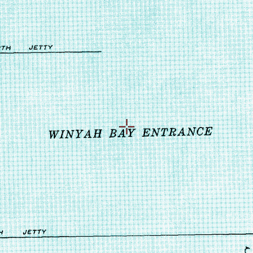 Topographic Map of Winyah Bay Entrance, SC