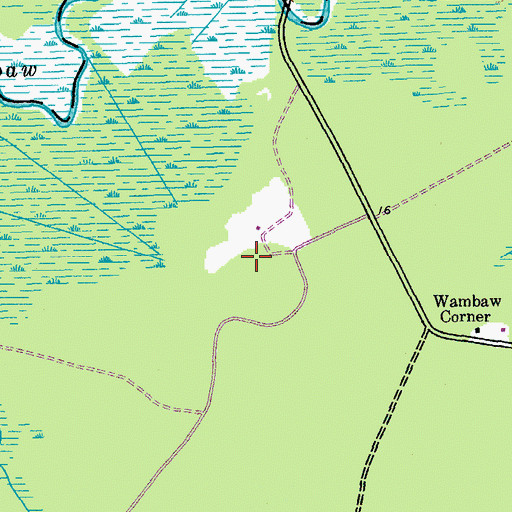 Topographic Map of Elmwood Hunt Camp, SC