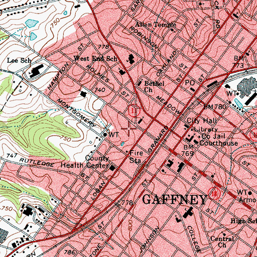 Topographic Map of Irene Park, SC