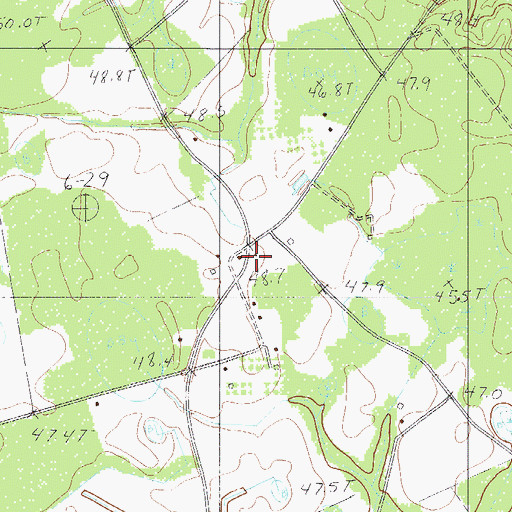 Topographic Map of Colston School (historical), SC