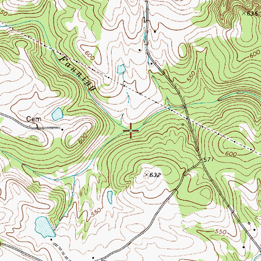 Topographic Map of Addis Branch, SC