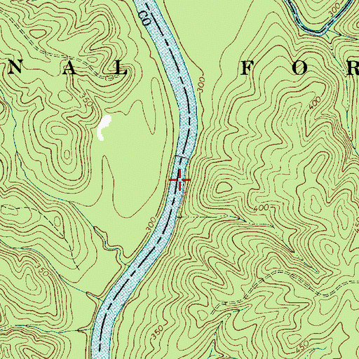 Topographic Map of Smiths Ferry (historical), SC