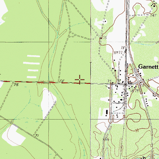 Topographic Map of Pallachucola School (historical), SC