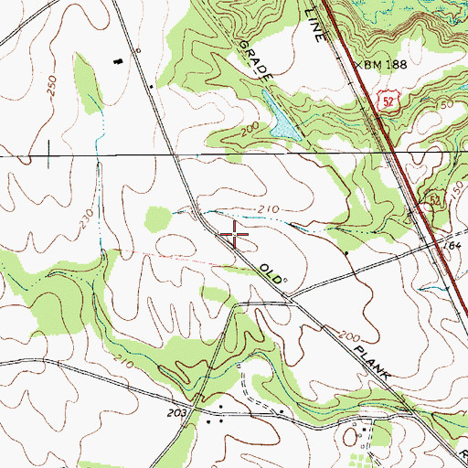 Topographic Map of Orange Hill School (historical), SC