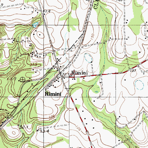 Topographic Map of Antioch Church, SC