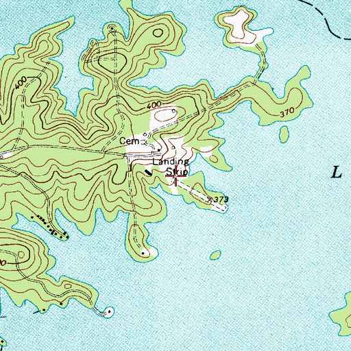 Topographic Map of Shealy Airport, SC