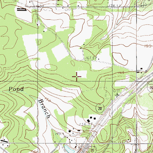 Topographic Map of Gilbert International Airpark, SC
