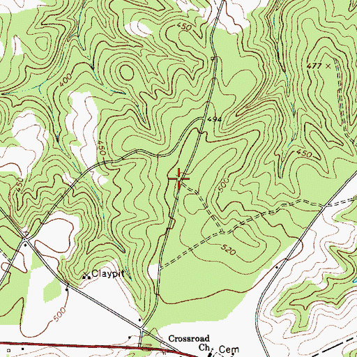 Topographic Map of Bermuda High Gliderport, SC